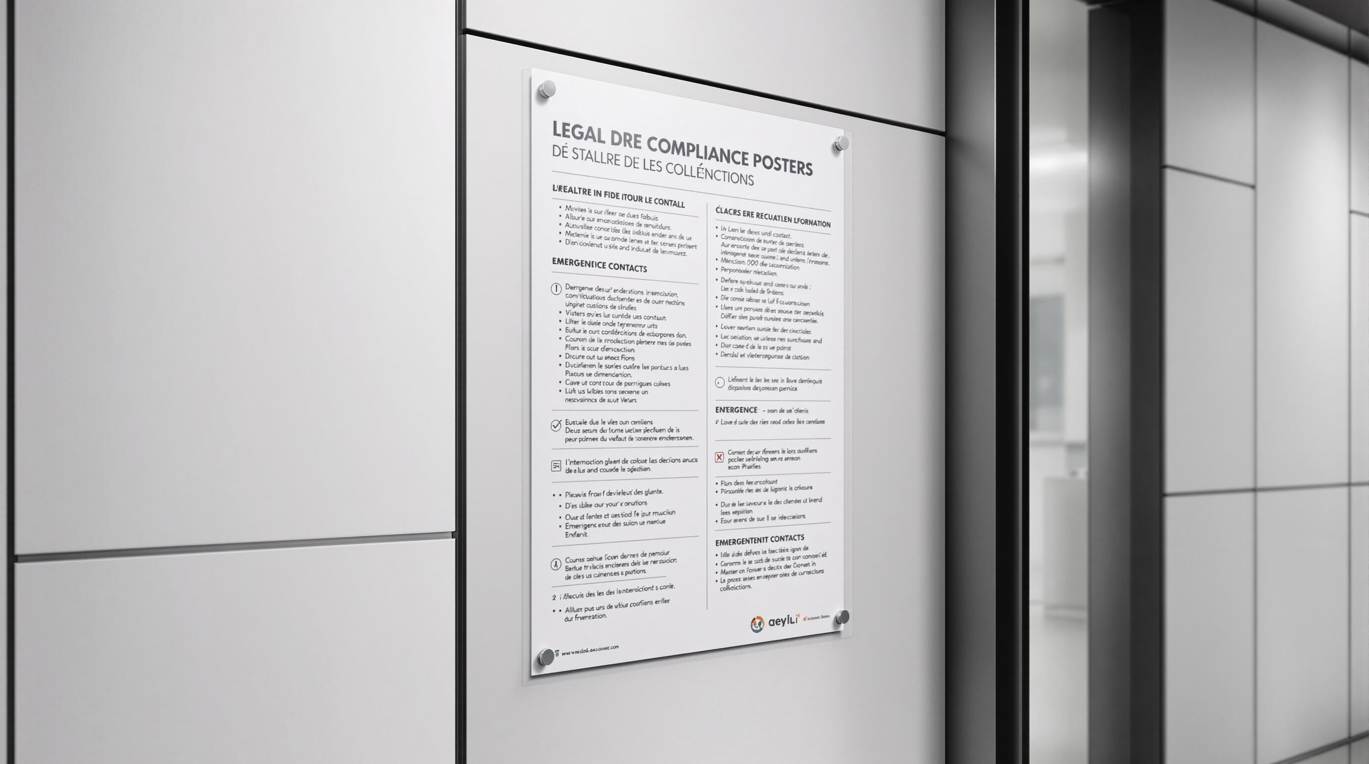 affichage obligatoire dans une entreprise